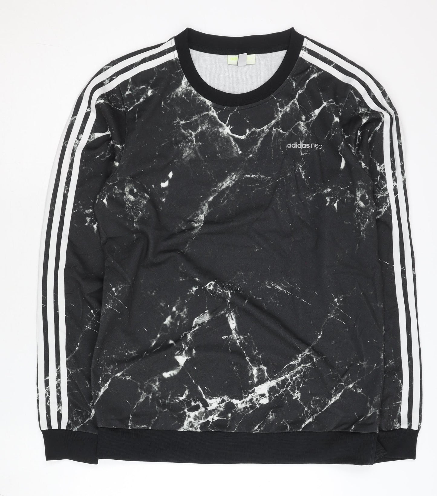 Mens UK Size M adidas Black Pullover Sweatshirt