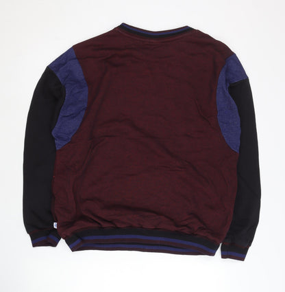 Adidas Womens Multicoloured Logo Sweatshirt Size 12 Pullover