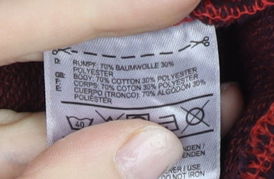 Adidas Womens Multicoloured Logo Sweatshirt Size 12 Pullover