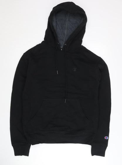 Mens UK Size S Champion Black Pullover Hoodie
