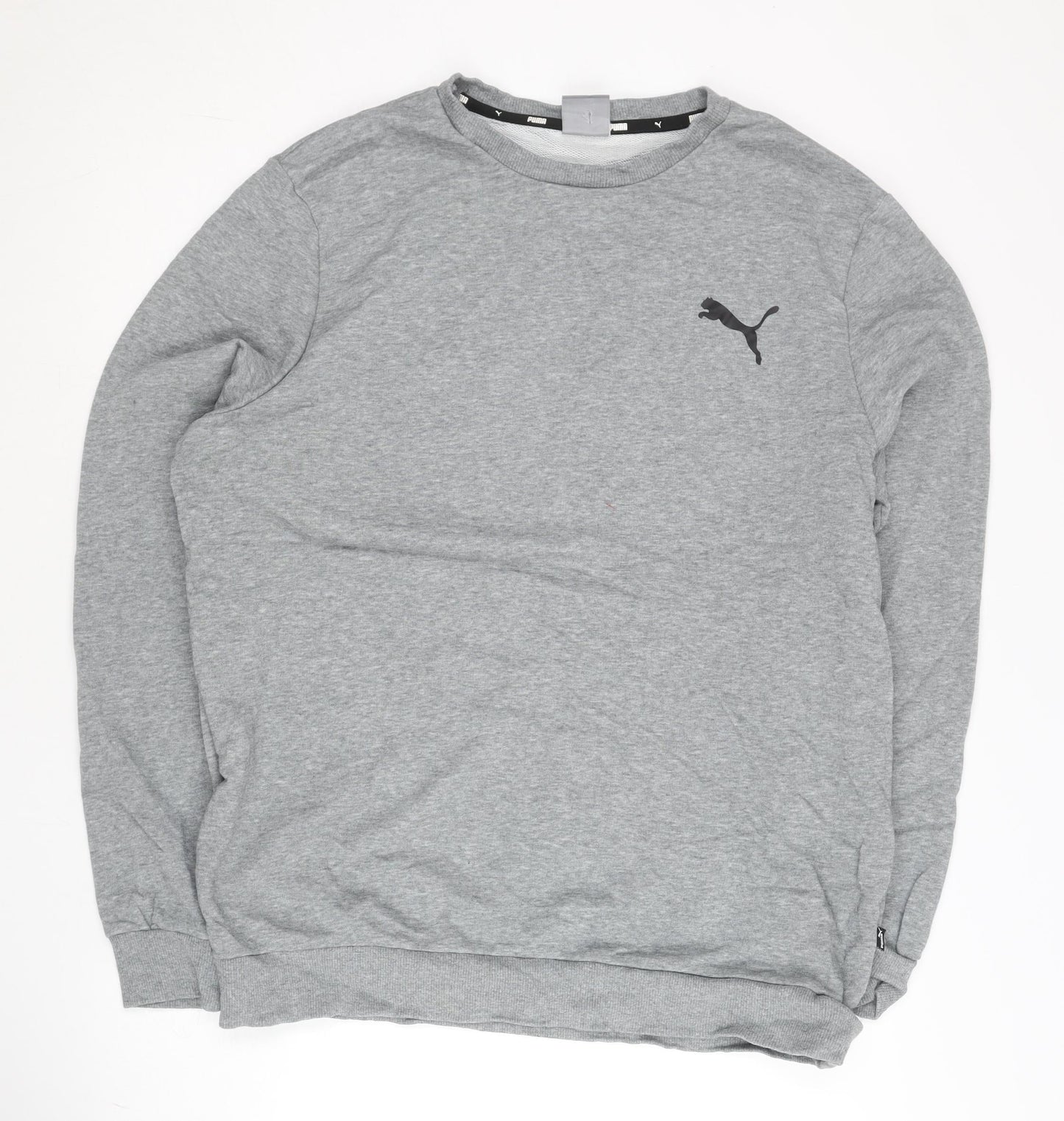 Mens UK Size L PUMA Grey Pullover Sweatshirt