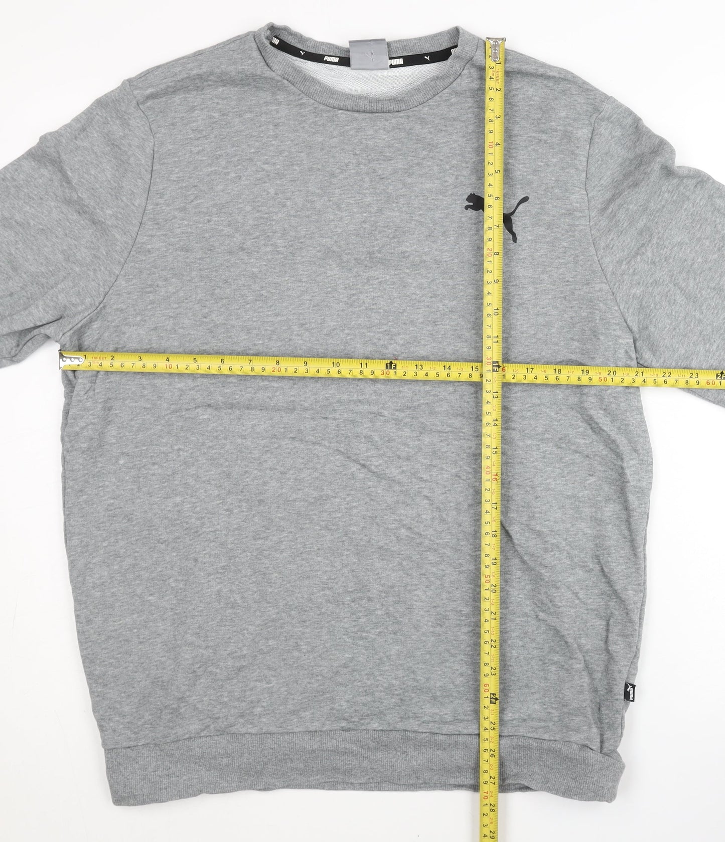 Mens UK Size L PUMA Grey Pullover Sweatshirt
