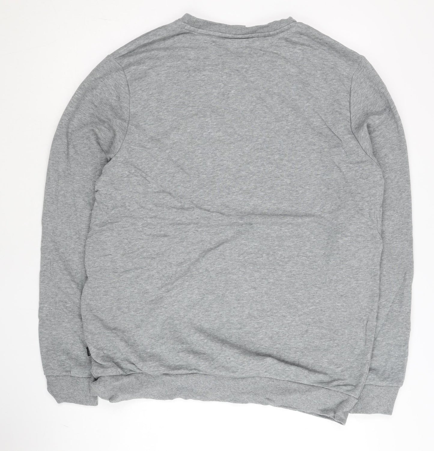Mens UK Size L PUMA Grey Pullover Sweatshirt
