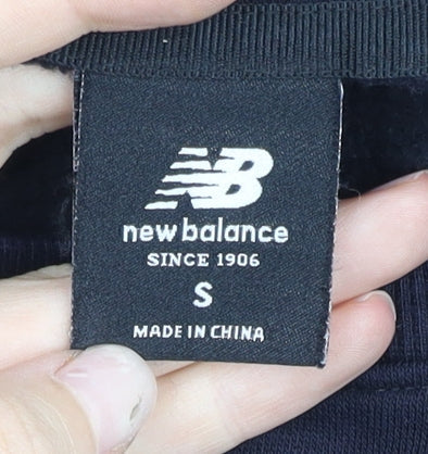 Mens UK Size S New Balance Black Pullover Sweatshirt