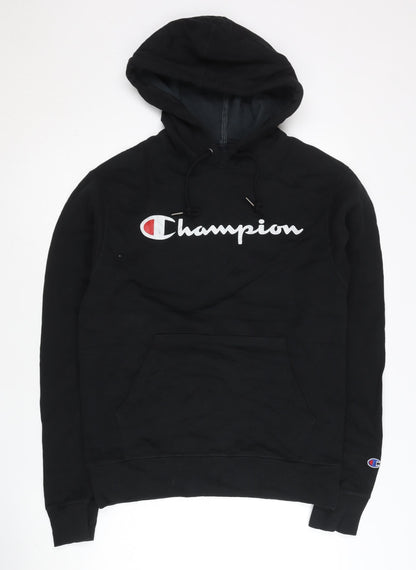 Mens UK Size S Champion Black Pullover Hoodie
