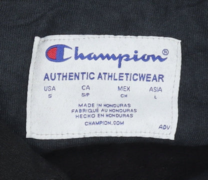 Mens UK Size S Champion Black Pullover Hoodie