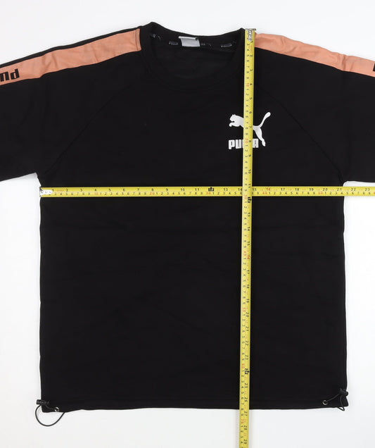 Puma Women’s Black XL Sweatshirt Pullover Logo Sports Casual