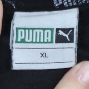 Puma Women’s Black XL Sweatshirt Pullover Logo Sports Casual