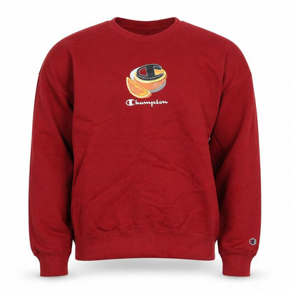 Mens UK Size L Champion Red Pullover Sweatshirt