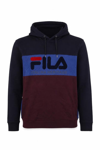 Mens UK Size L FILA Multicoloured Pullover Hoodie