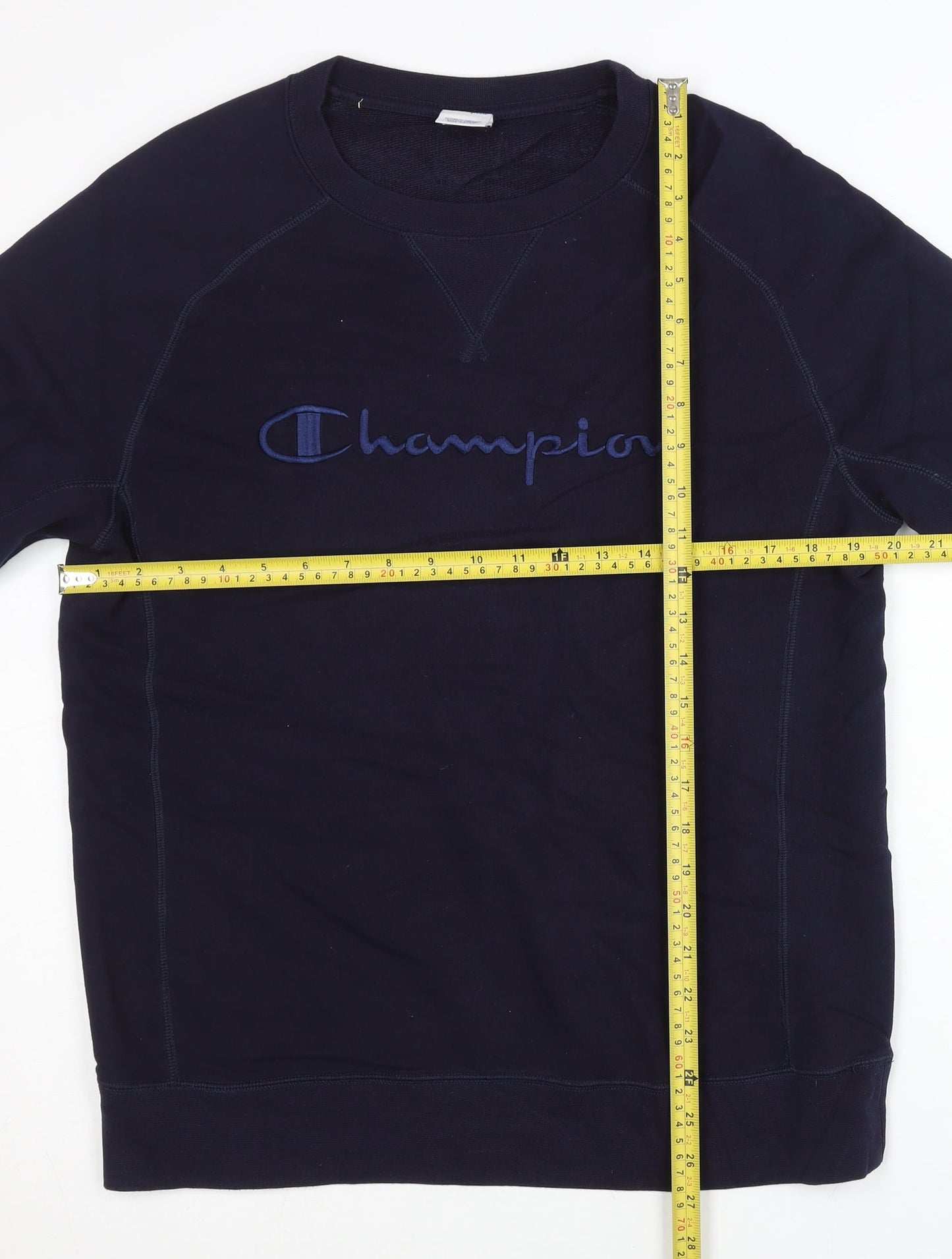 Mens UK Size S Champion Blue Pullover Sweatshirt