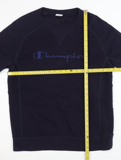 Mens UK Size S Champion Blue Pullover Sweatshirt