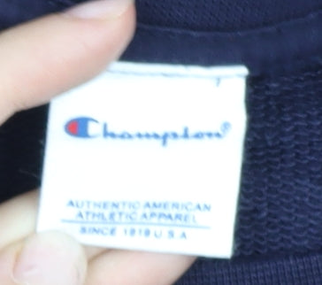 Mens UK Size S Champion Blue Pullover Sweatshirt