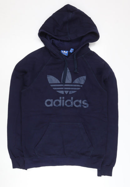 Mens UK Size XS adidas Blue Pullover Hoodie