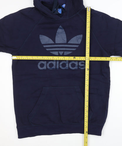 Mens UK Size XS adidas Blue Pullover Hoodie