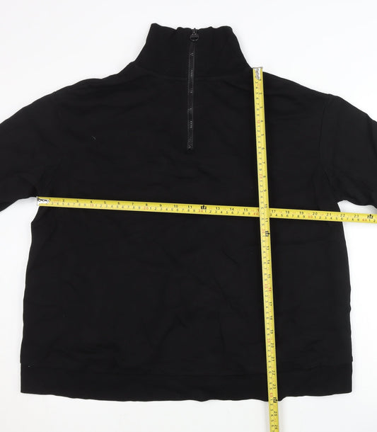 Mens UK Size XL Kappa Black Pullover Sweatshirt