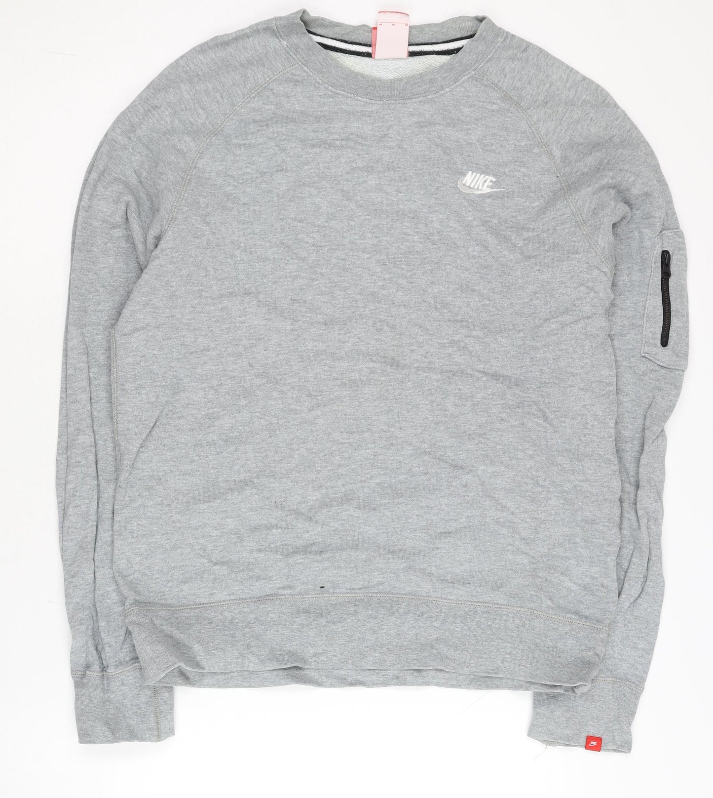 Mens UK Size M Nike Grey Pullover Sweatshirt