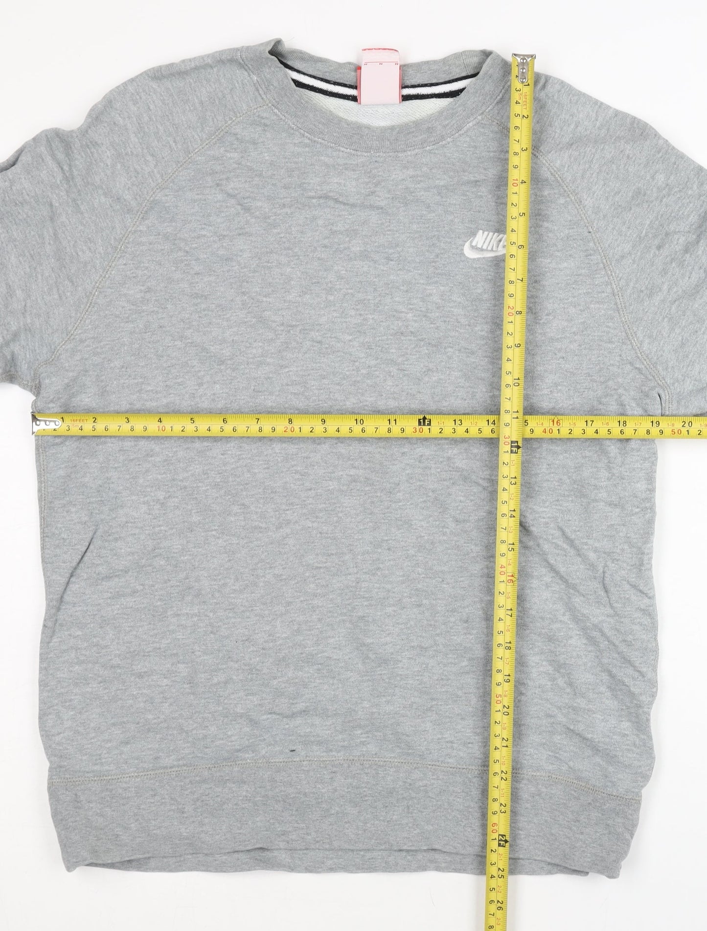Mens UK Size M Nike Grey Pullover Sweatshirt