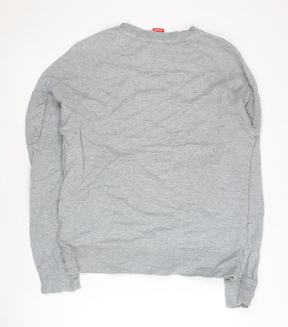 Mens UK Size M Nike Grey Pullover Sweatshirt