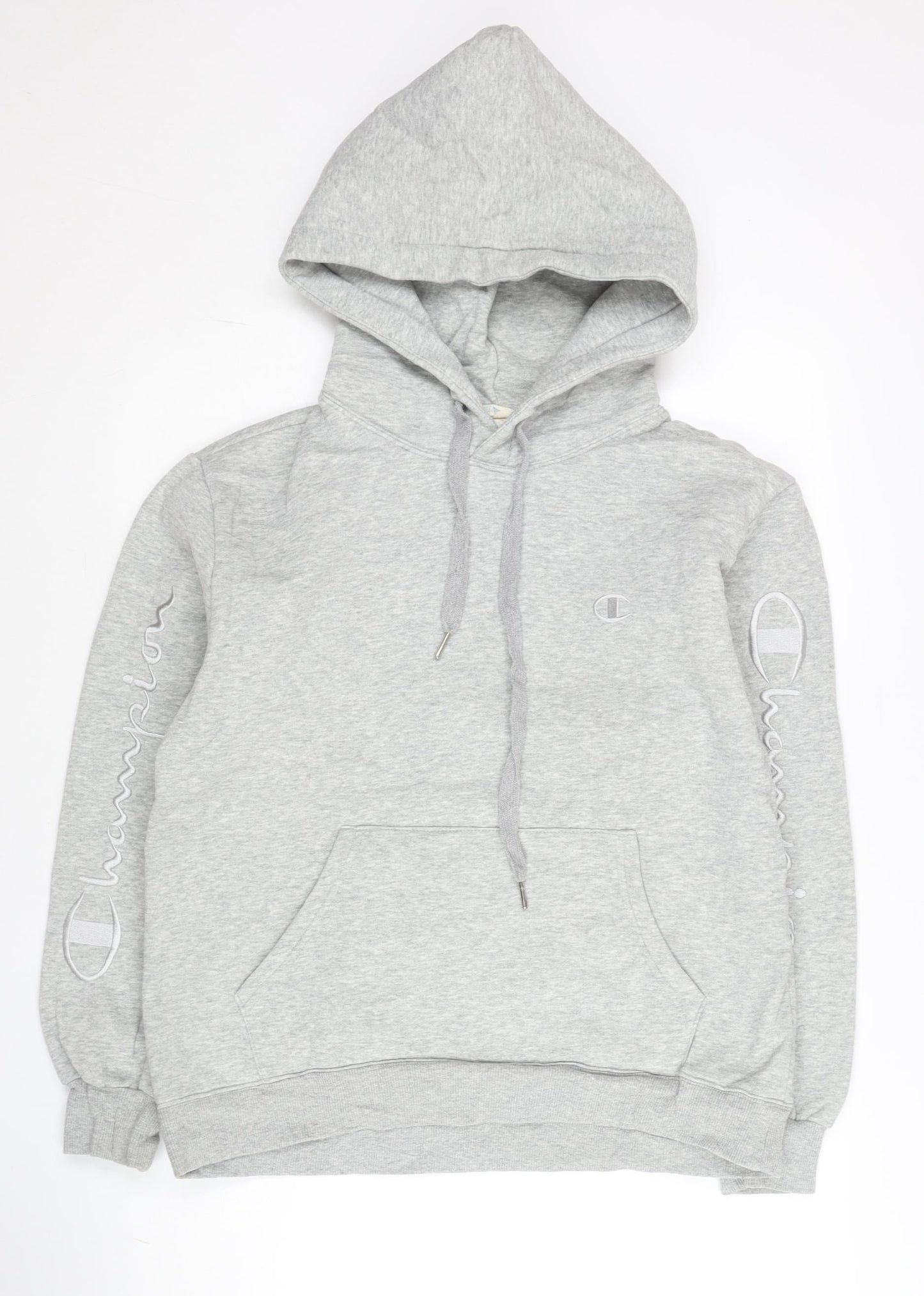 Mens UK Size M Champion Grey Pullover Hoodie