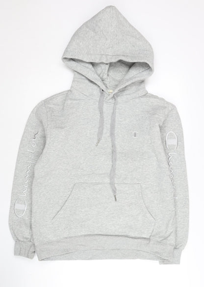 Mens UK Size M Champion Grey Pullover Hoodie