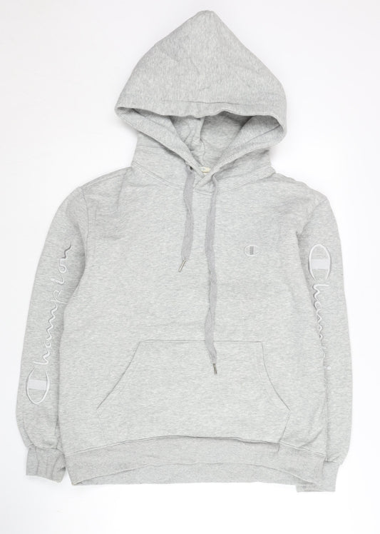 Mens UK Size M Champion Grey Pullover Hoodie