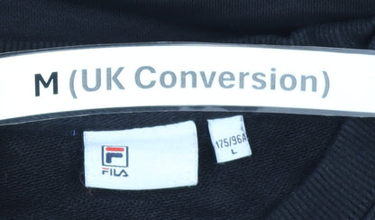 Mens UK Size M FILA Black Pullover Sweatshirt