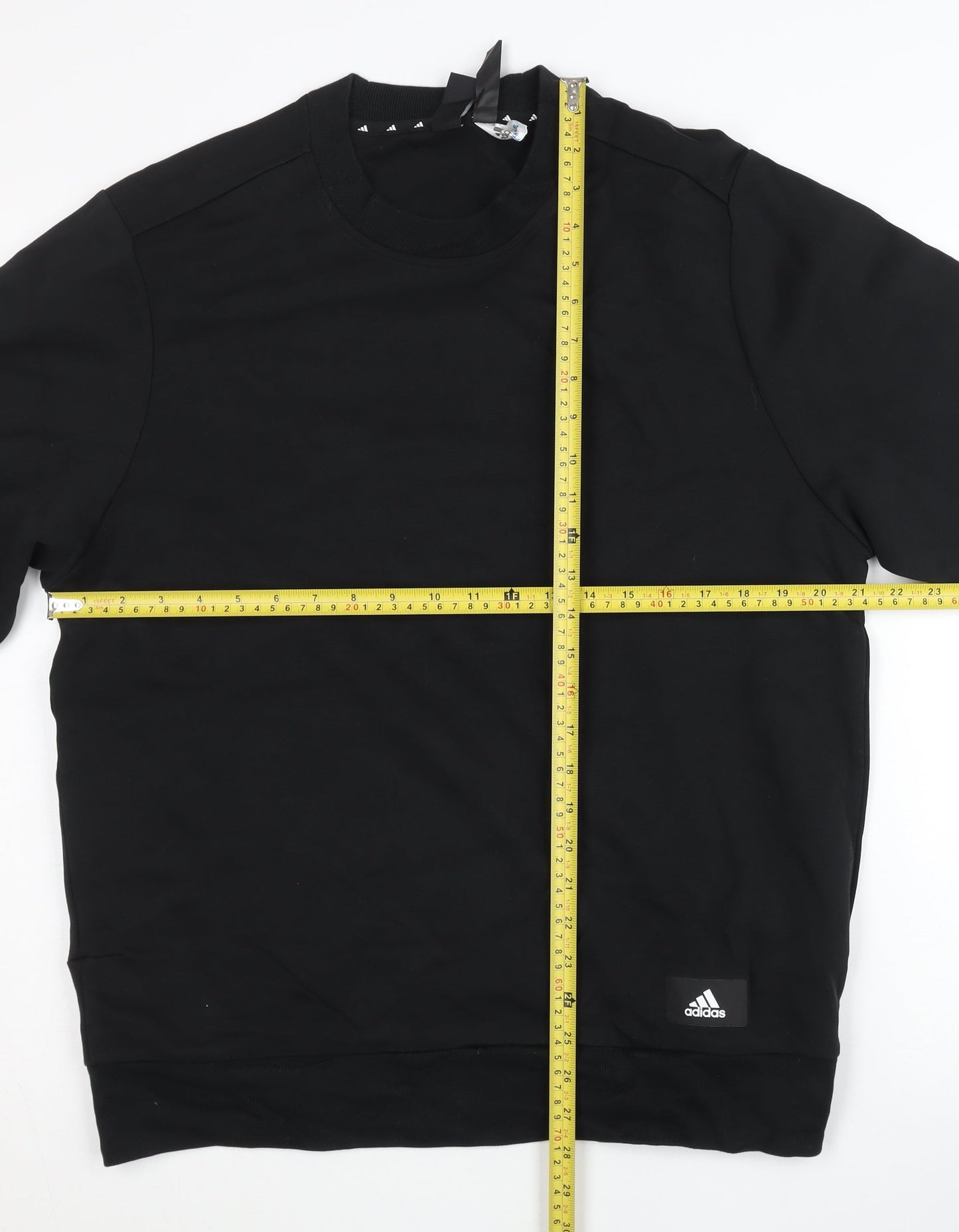Mens UK Size L adidas Black Pullover Sweatshirt