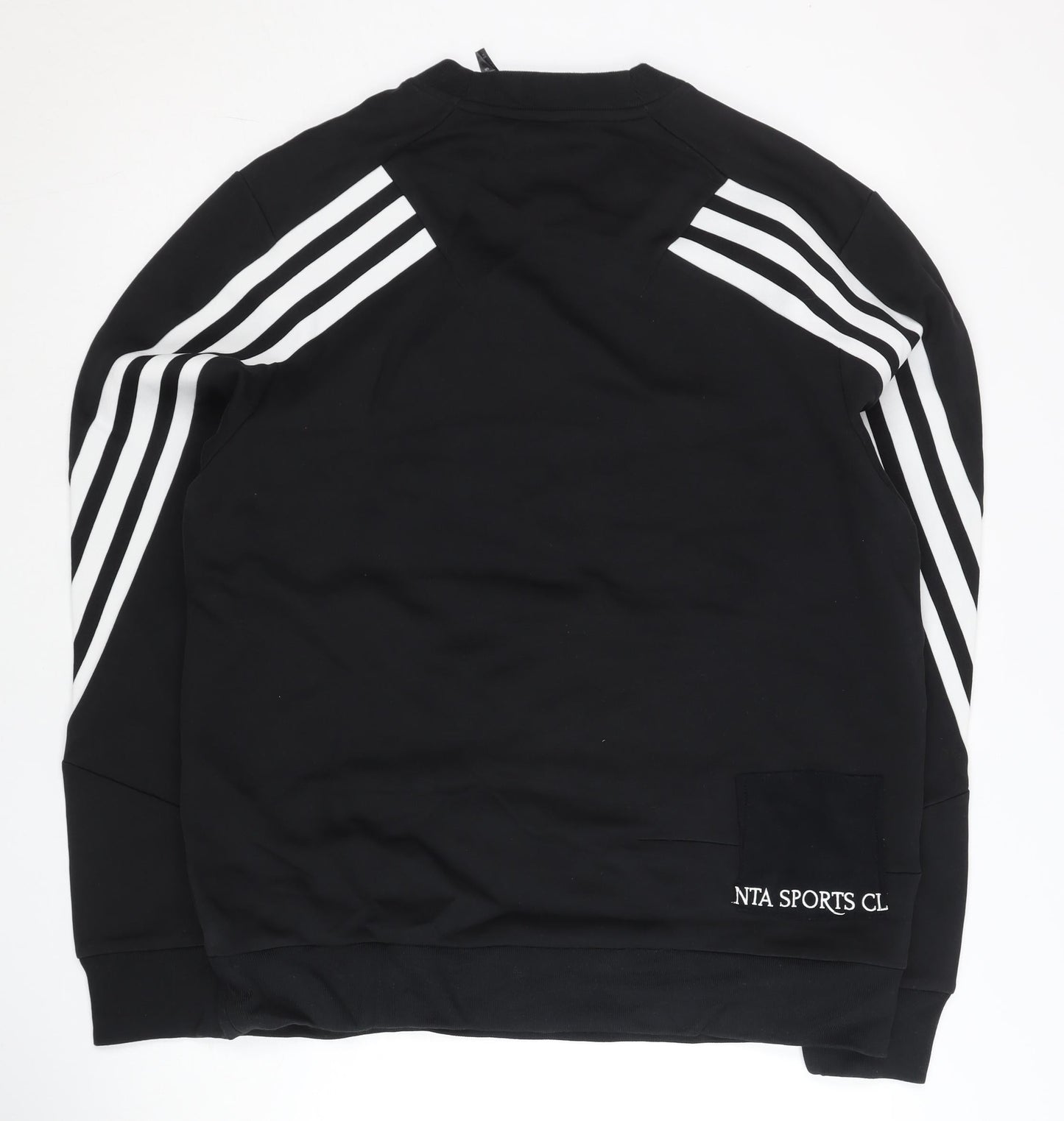 Mens UK Size L adidas Black Pullover Sweatshirt