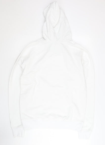 Mens UK Size M Champion White Pullover Hoodie