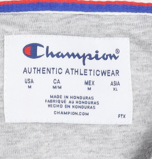 Mens UK Size M Champion White Pullover Hoodie