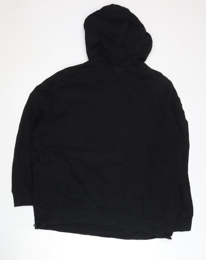 Mens UK Size XS FILA Black Pullover Hoodie