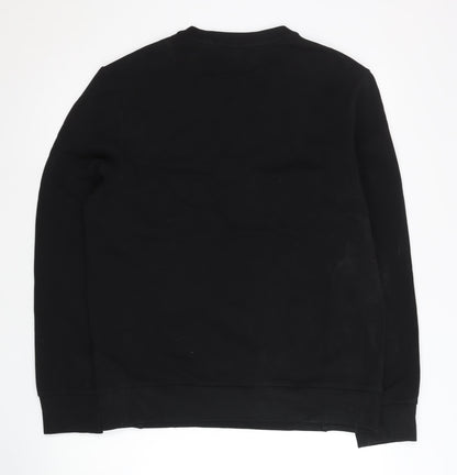 Mens UK Size M FILA Black Pullover Sweatshirt