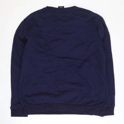Mens UK Size L Skechers Blue Pullover Sweatshirt