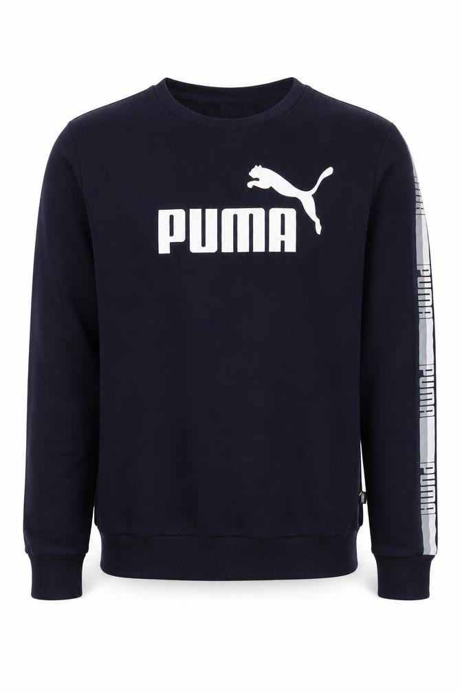 Mens UK Size S PUMA Blue Pullover Sweatshirt