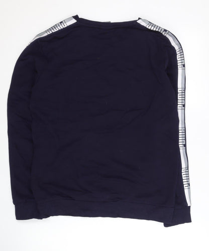 Mens UK Size S PUMA Blue Pullover Sweatshirt
