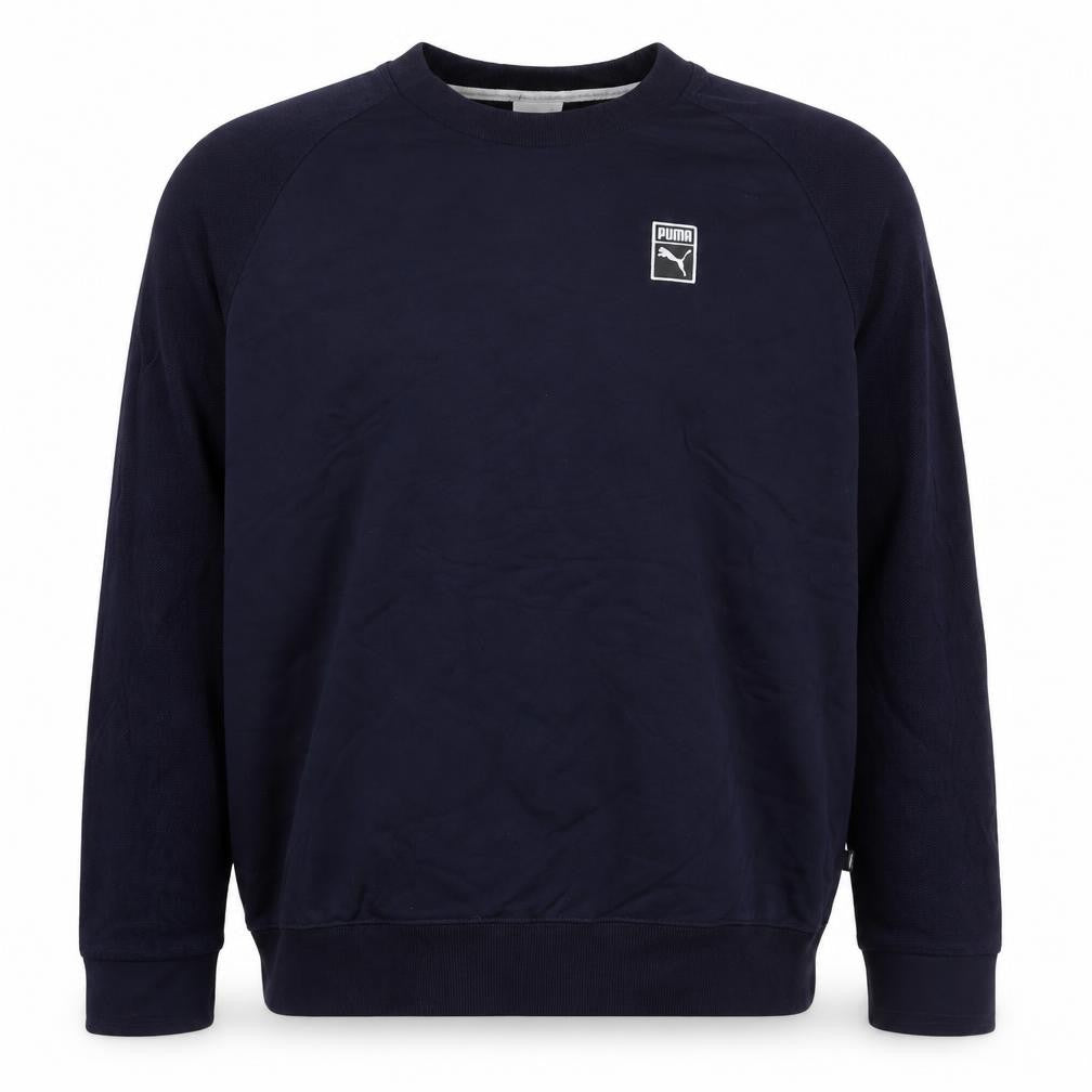 Mens UK Size 2XL PUMA Blue Pullover Sweatshirt