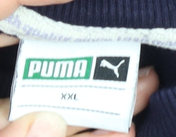 Mens UK Size 2XL PUMA Blue Pullover Sweatshirt