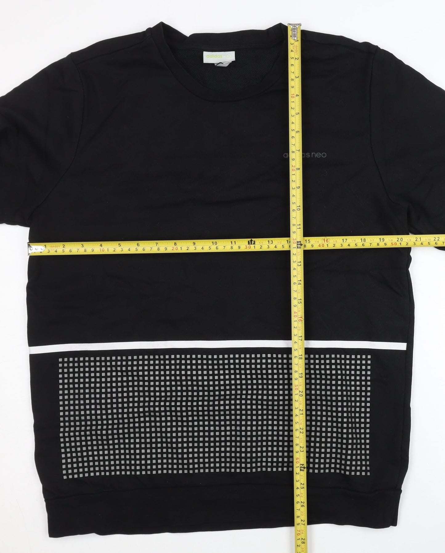 Mens UK Size L adidas Black Pullover Sweatshirt
