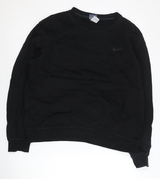 Mens UK Size XL Nike Black Pullover Sweatshirt