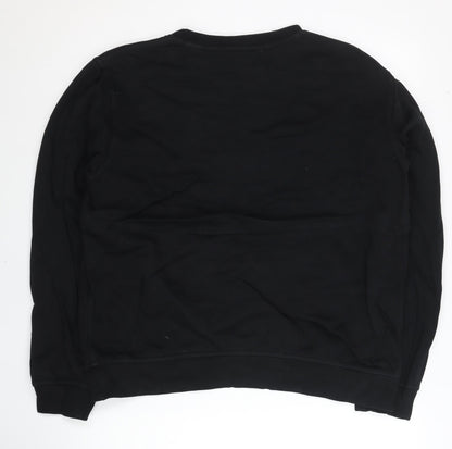 Mens UK Size XL Nike Black Pullover Sweatshirt