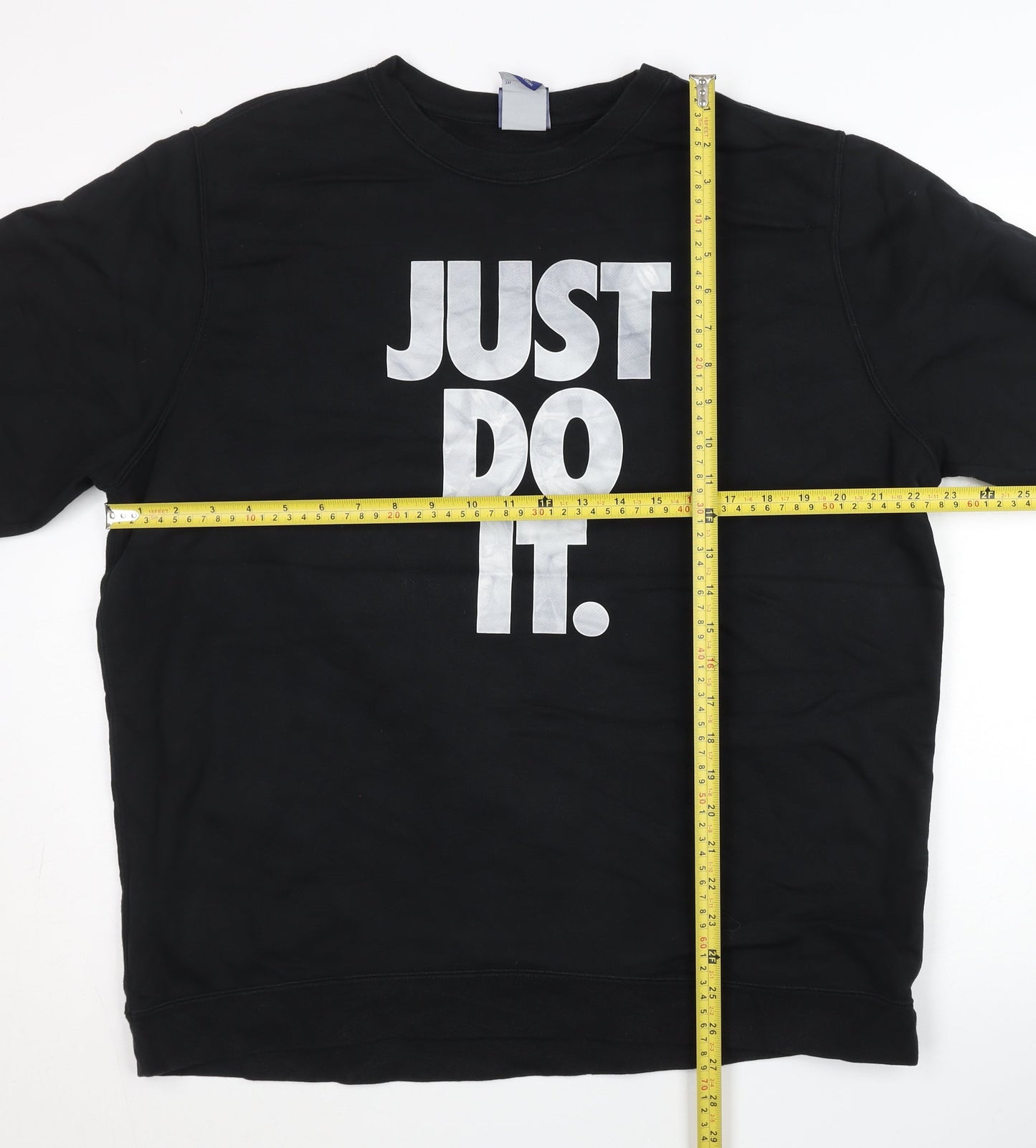 Nike Unisex Black 3XL Pullover Sweatshirt Just Do It Logo