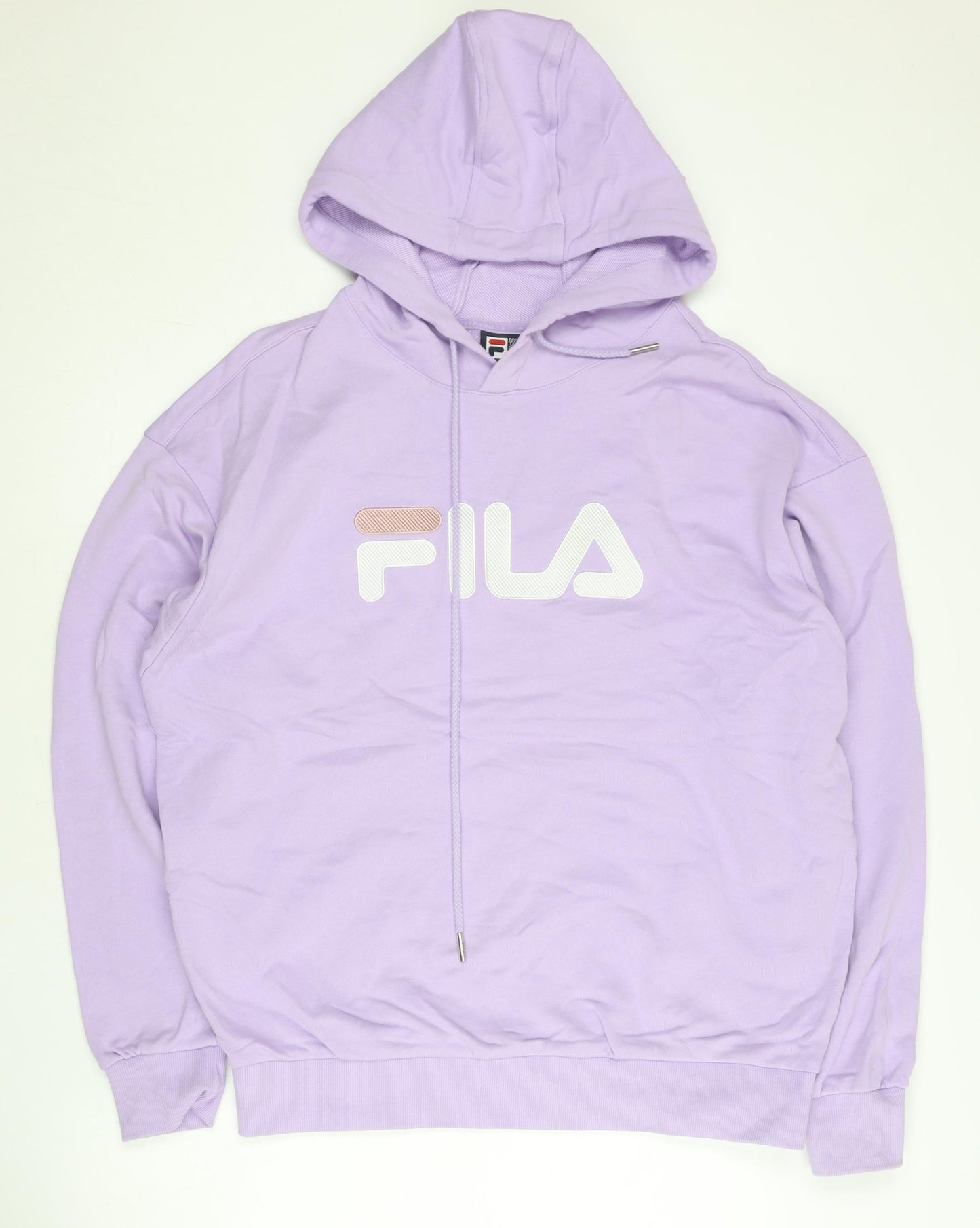 Mens UK Size M FILA Purple Pullover Hoodie