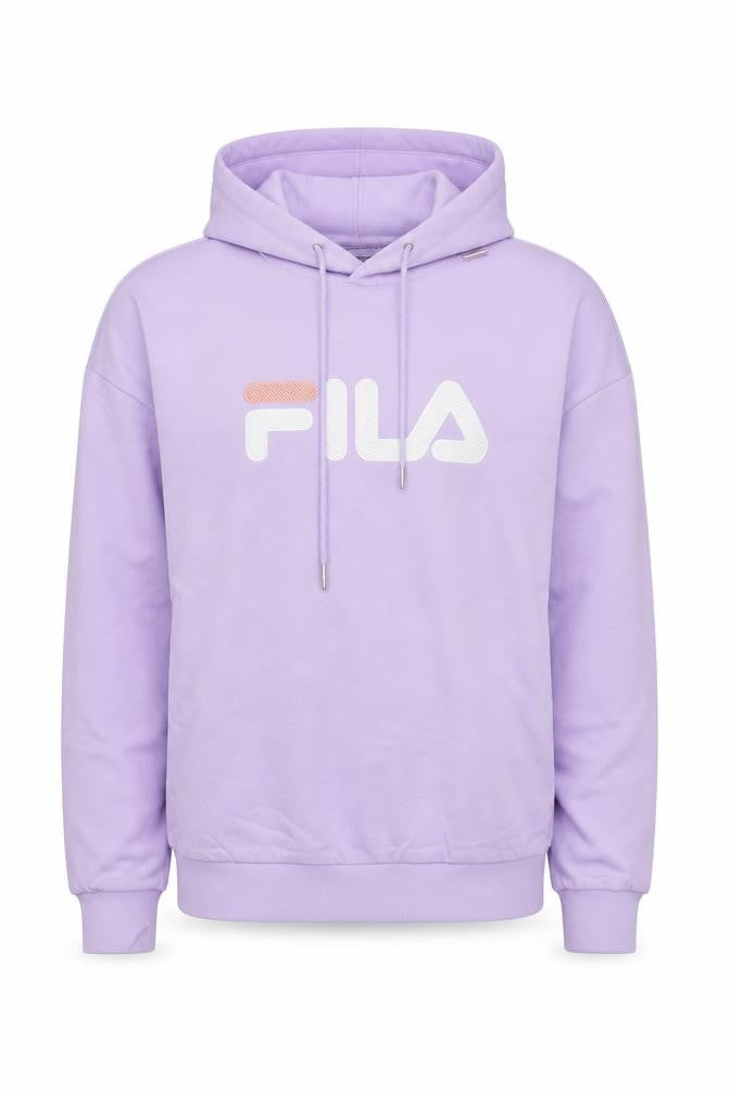 Mens UK Size M FILA Purple Pullover Hoodie