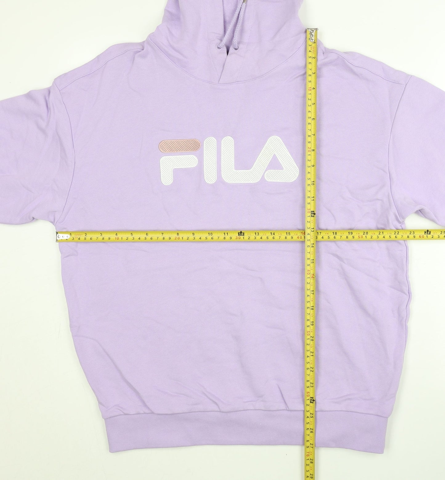Mens UK Size M FILA Purple Pullover Hoodie