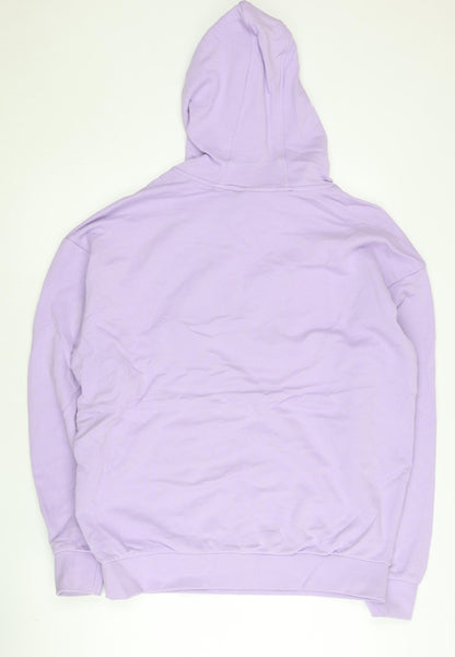 Mens UK Size M FILA Purple Pullover Hoodie