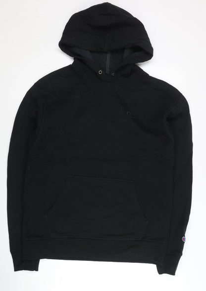 Mens UK Size M Champion Black Pullover Hoodie
