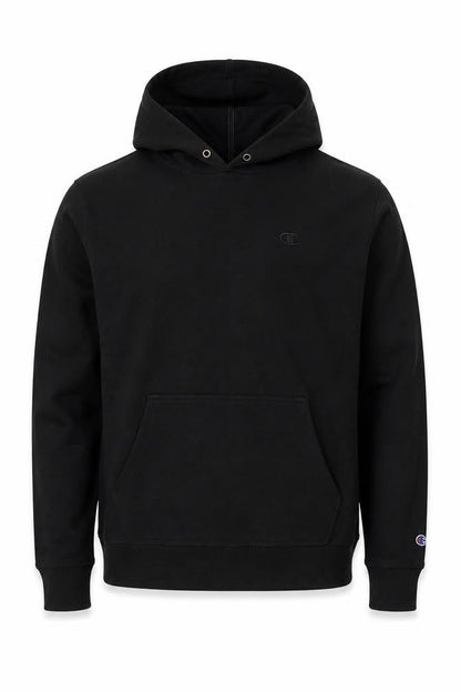 Mens UK Size M Champion Black Pullover Hoodie