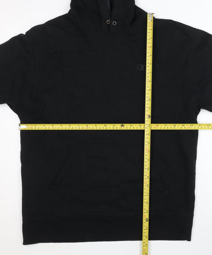 Mens UK Size M Champion Black Pullover Hoodie