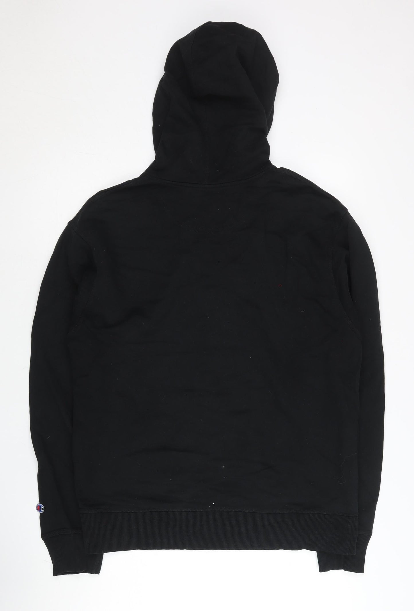 Mens UK Size M Champion Black Pullover Hoodie